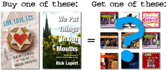 Buy a book, get a free CD!