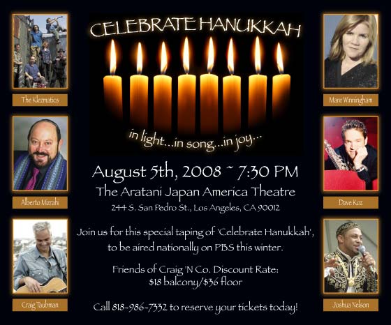 Celebrate Hanukkah - PBS Special Concert Taping